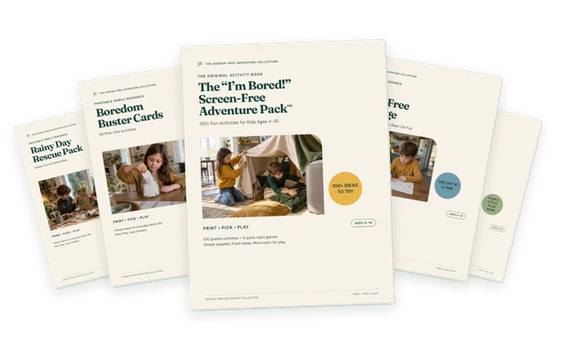 The complete Screen-Free Adventure printable collection.