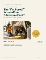 The “I’m Bored!” Adventure Pack cover